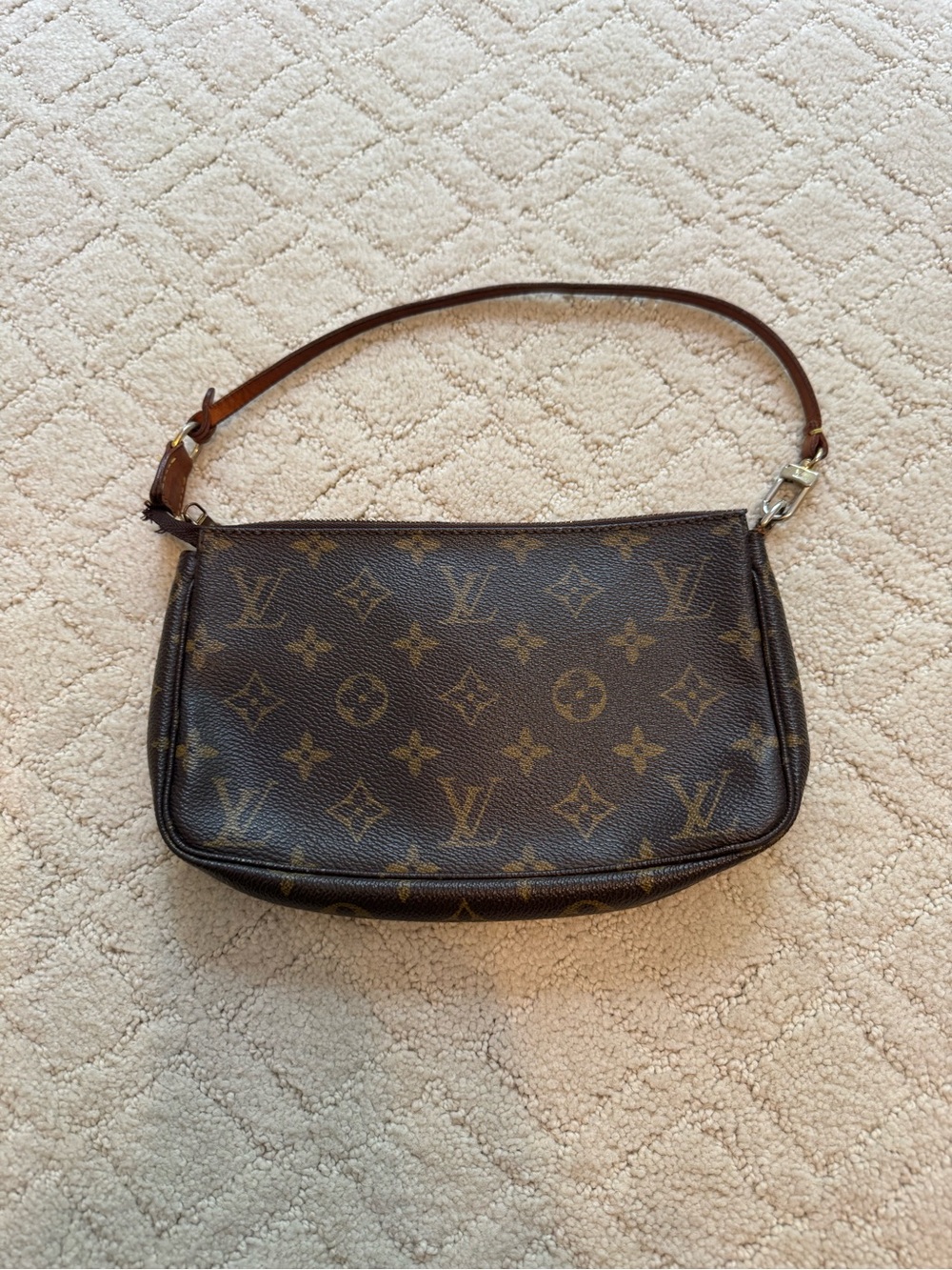Louis Vuitton Monogram Canvas Mini Shoulder Bag in Brown